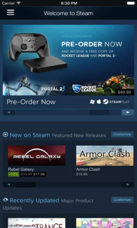 包含steam手机苹果版为什么打不开的词条-第2张图片-亚星国际官网