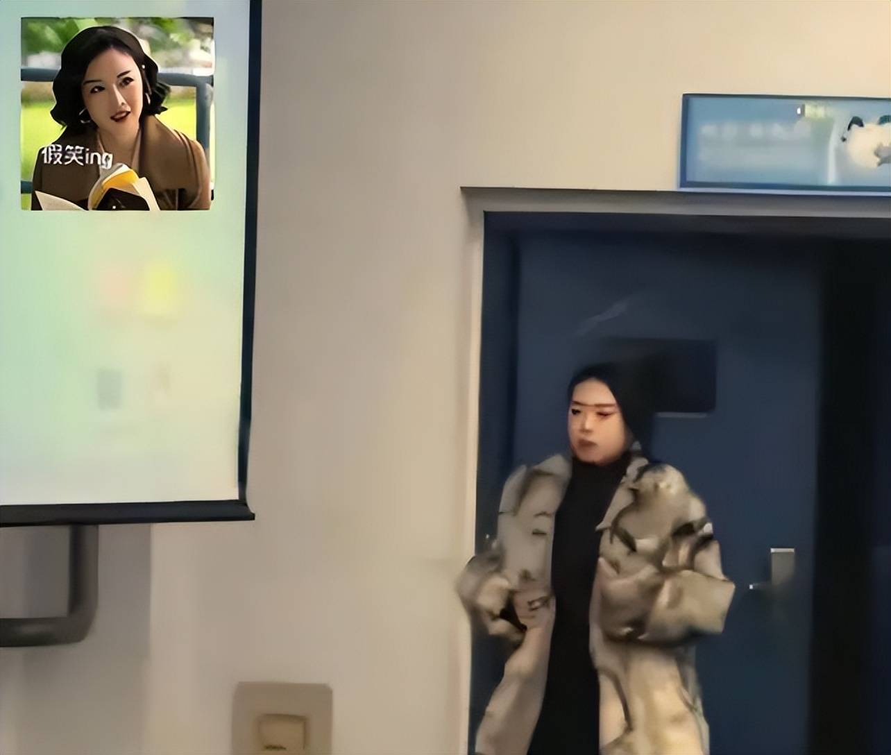青苹果乐园女版
:高校女教师走红，身穿貂绒大衣又美又飒，堪称现实版“大嫂”