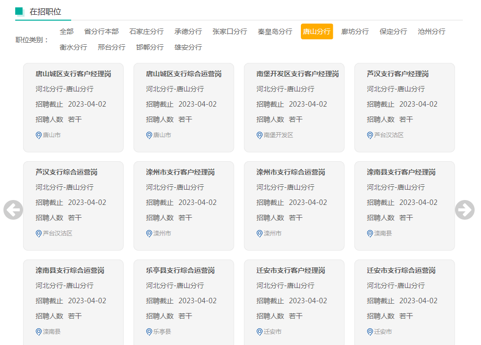 农业银行手机银行:农业银行招聘500人！唐山有岗，来投简历